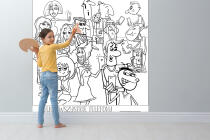 Edukacyjna Kolorowanka dla dzieci- Policz wszystkie telefony | Duży Obrazek do kolorowania 82182 - miniaturka 2