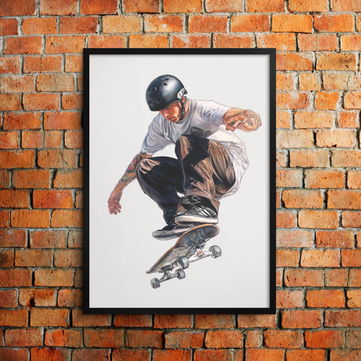 Młodzieżowy Plakat na ścianę- Skater na deskorolce | Miejska Sztuka i Sportowy Styl 82197 - zdjęcie 4