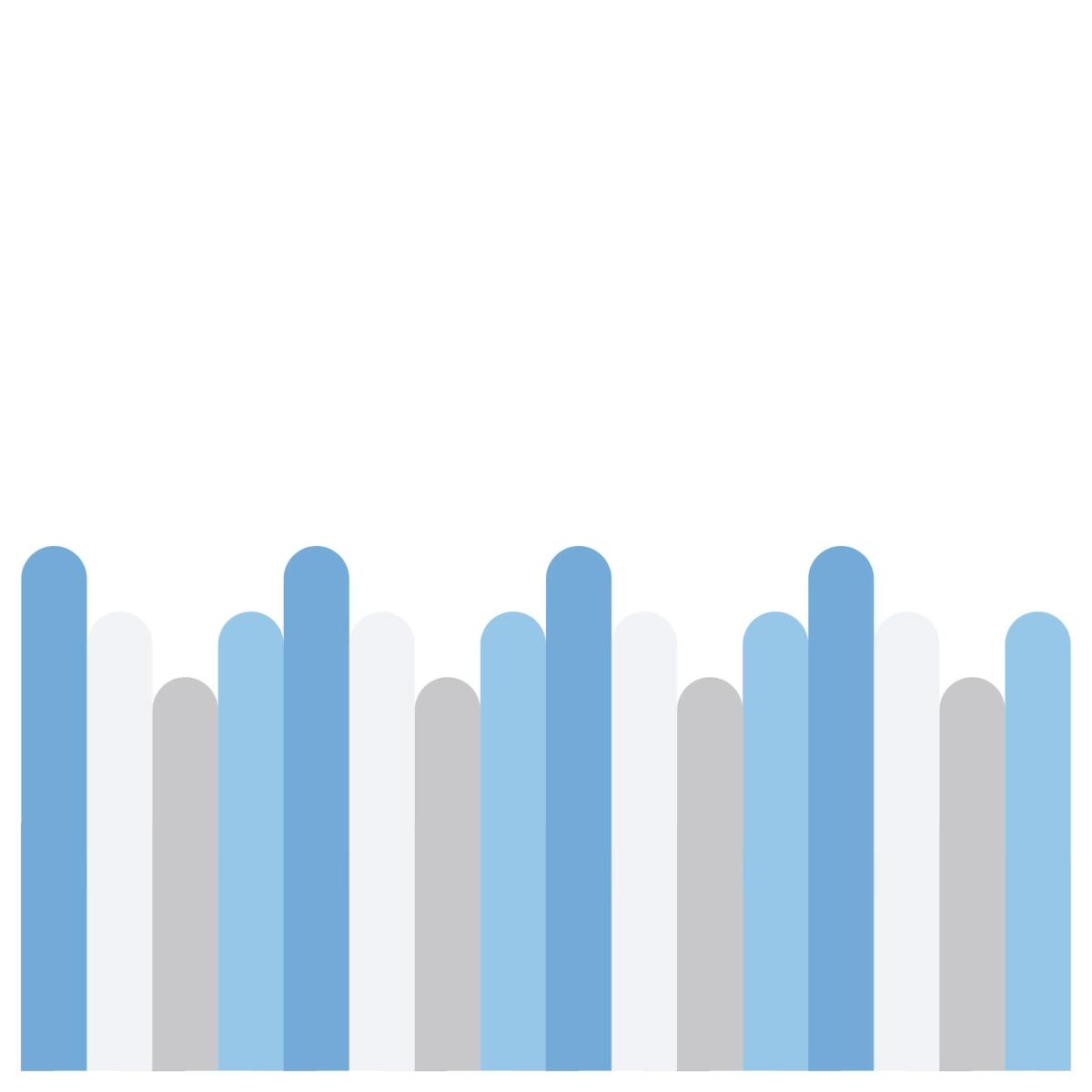 Naklejka na ścianę do pokoju chłopca- błękitne paski | Nowoczesna Lamperia, Tapeta dla dzieci 66771 - zdjęcie 5
