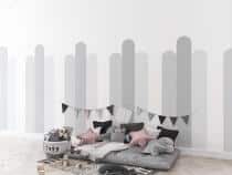 Modna Lamperia w odcieniach szarości | Dekoracja do pokoju dziecka w stylu skandynawskim 66773 - miniaturka 3