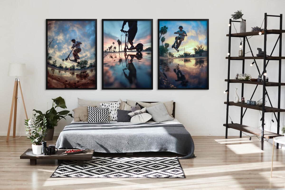 Zestaw Plakatów Street Style- hulajnoga Skatepark | Plakaty do pokoju nastolatka 82190 - zdjęcie 5