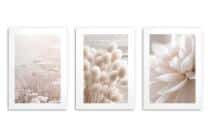 Plakaty Kwiaty Boho | Jasna, Kremowa Dekoracja ścienna do wnętrz w stylu scandi 82217 - miniaturka 8
