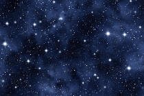 Granatowa Fototapeta do sypialni- Nocne niebo, Gwiazdy | Nowoczesna Tapeta z motywem Gwieździstego Nieba 94028 - miniaturka 4