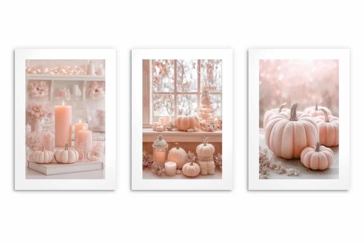 Plakaty Boho  | Zestaw Obrazów Nastrojowych z Motywem Roślinnym    | Beżowa Dekoracja do Salonu i Sypialni 82222 - zdjęcie 8