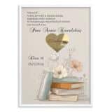 Prezent na Dzień Nauczyciela | Eleganckie podziękowanie dla wychowawcy- Plakat z dedykacją 82153 - miniaturka 2