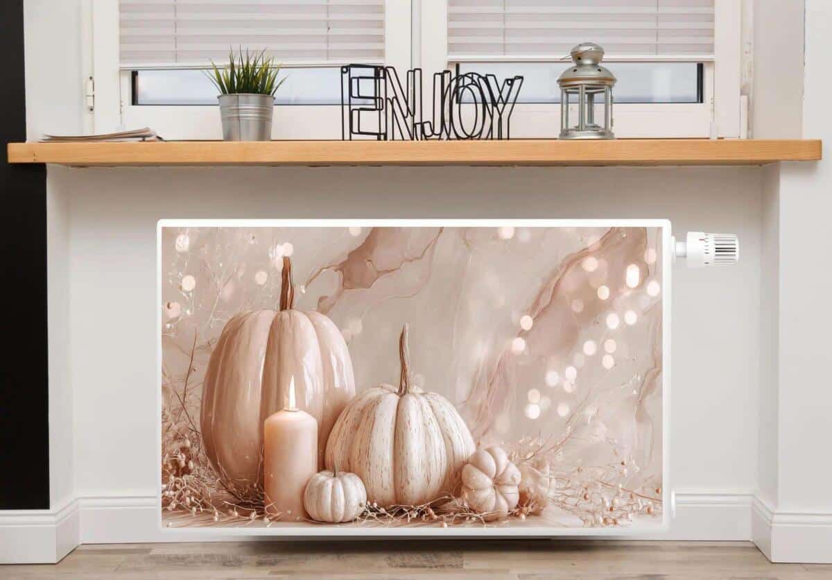 Osłona Maskownica grzejnika glamour- nastrojowe dynie| Dekoracyjna mata na kaloryfer 82225 - zdjęcie 3