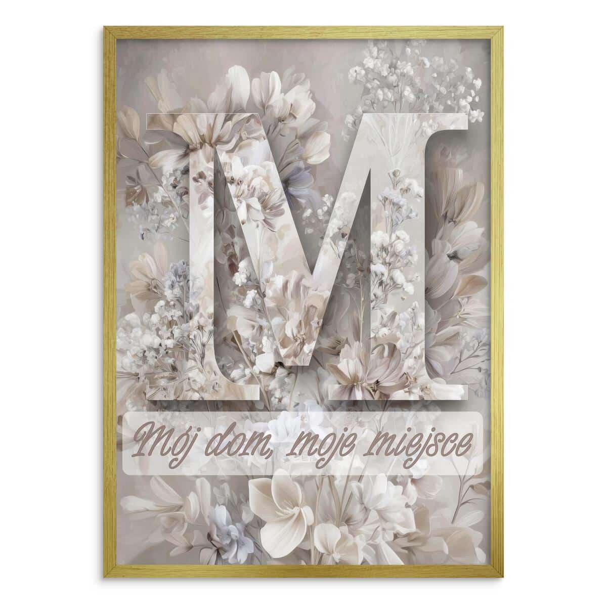 Dekoracyjny Plakat w Stylu Skandynawskim- Mój Dom Moje Miejsce 82290 - zdjęcie 5