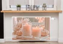 Osłona Maskownica grzejnika glamour- romantyczne dynie| Dekoracyjna mata na kaloryfer 82224 - miniaturka 3