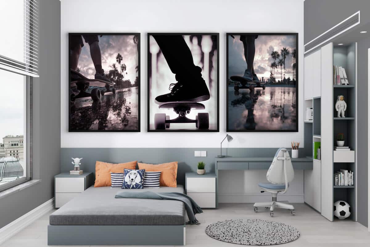 Nowoczesne Plakaty dla nastolatka- Skater, deskorolka, Skatepark 82189 - zdjęcie 4