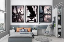 Nowoczesne Plakaty dla nastolatka- Skater, deskorolka, Skatepark 82189 - miniaturka 4