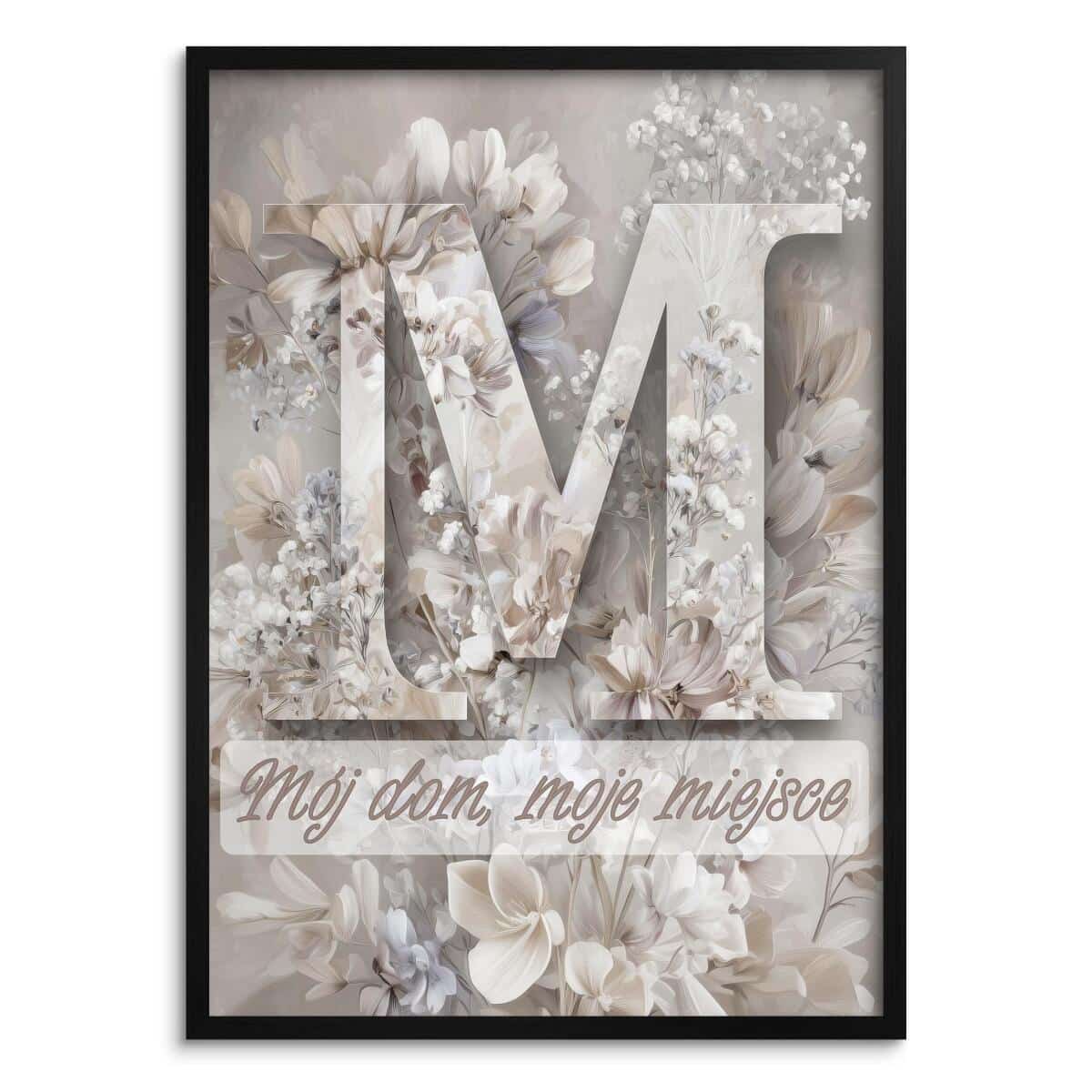 Dekoracyjny Plakat w Stylu Skandynawskim- Mój Dom Moje Miejsce 82290 - zdjęcie 6