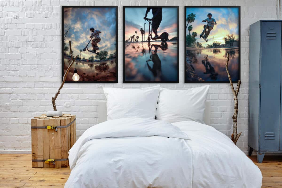 Zestaw Plakatów Street Style- hulajnoga Skatepark | Plakaty do pokoju nastolatka 82190 - zdjęcie 3