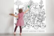 Duża Kolorowanka dla dzieci- Warzywa | Wesołe obrazki do kolorowania dla przedszkolaka 82181 - miniaturka 3