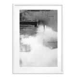 Plakat abstrakcyjny Refleksja w szarości – nowoczesna sztuka w czerni i bieli 61767 - miniaturka 5