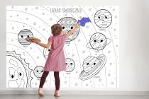 Duża Kolorowanka- Układ Słoneczny | Planety i Słońce – Edukacyjna Zabawa dla Dzieci | Kolorowanka Kosmos 82185 - miniaturka 3