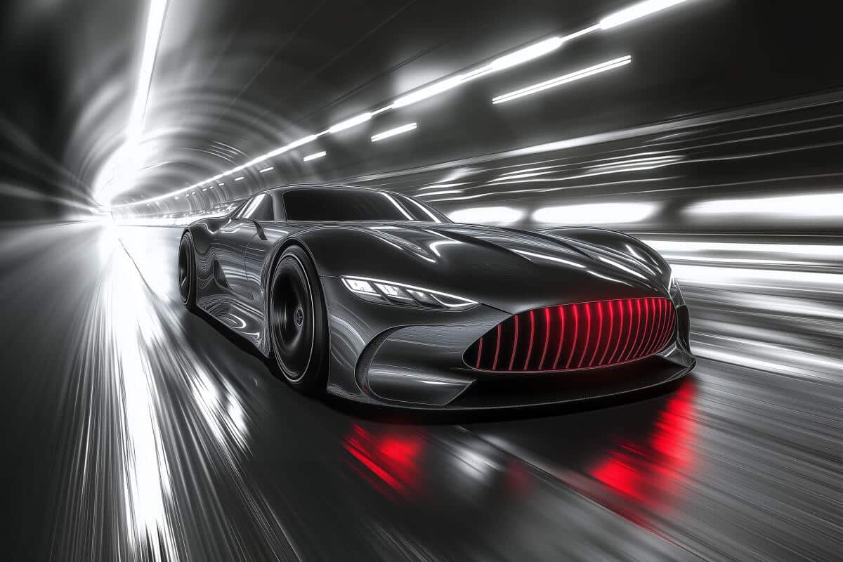 Nowoczesna Fototapeta 3D- Sportowy Samochód | Tapety na ścianę dla fana motoryzacji 94224 - zdjęcie 5