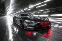 Nowoczesna Fototapeta 3D- Sportowy Samochód | Tapety na ścianę dla fana motoryzacji 94224 - miniaturka 5