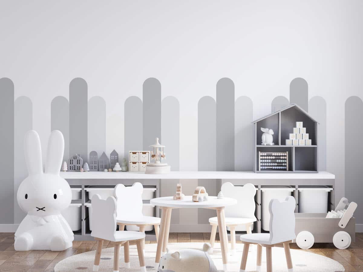 Modna Lamperia w odcieniach szarości | Dekoracja do pokoju dziecka w stylu skandynawskim 66773 - zdjęcie 2
