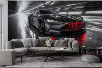 Nowoczesna Fototapeta 3D- Sportowy Samochód | Tapety na ścianę dla fana motoryzacji 94224 - miniaturka 2