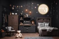 Lampka Nocna dla dzieci z imieniem  | Okrągła Lampka LED na ścianę dla dziewczynki- Syrenka 82268 - miniaturka 4