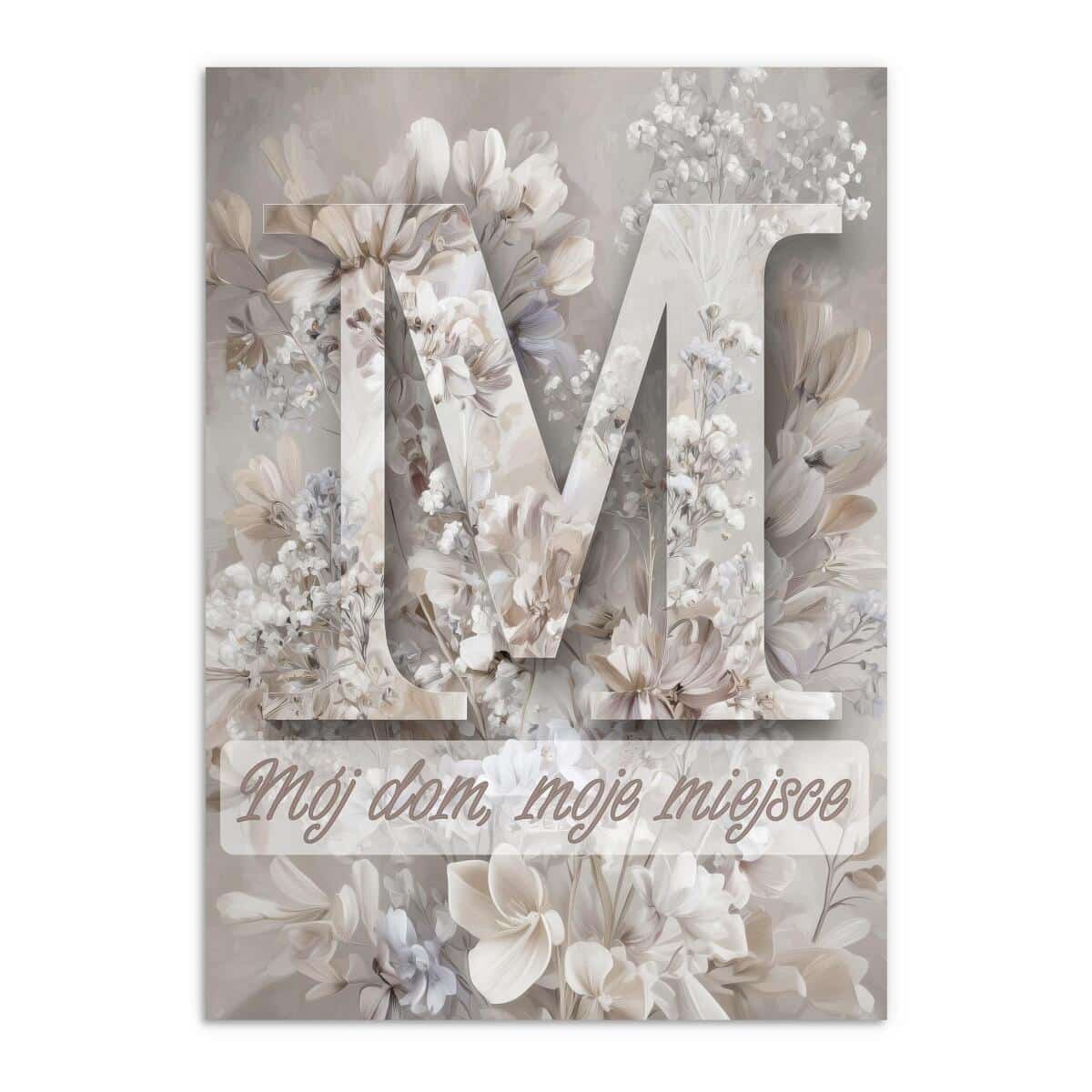 Dekoracyjny Plakat w Stylu Skandynawskim- Mój Dom Moje Miejsce 82290 - zdjęcie 7