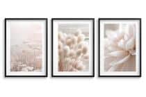 Plakaty Kwiaty Boho | Jasna, Kremowa Dekoracja ścienna do wnętrz w stylu scandi 82217 - miniaturka 6