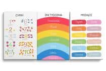 Edukacyjne Obrazy dla dzieci, do przedszkola- Nauka Cyfr, Dni tygodnia i Miesięcy metodą Montessori 82160 - miniaturka 1