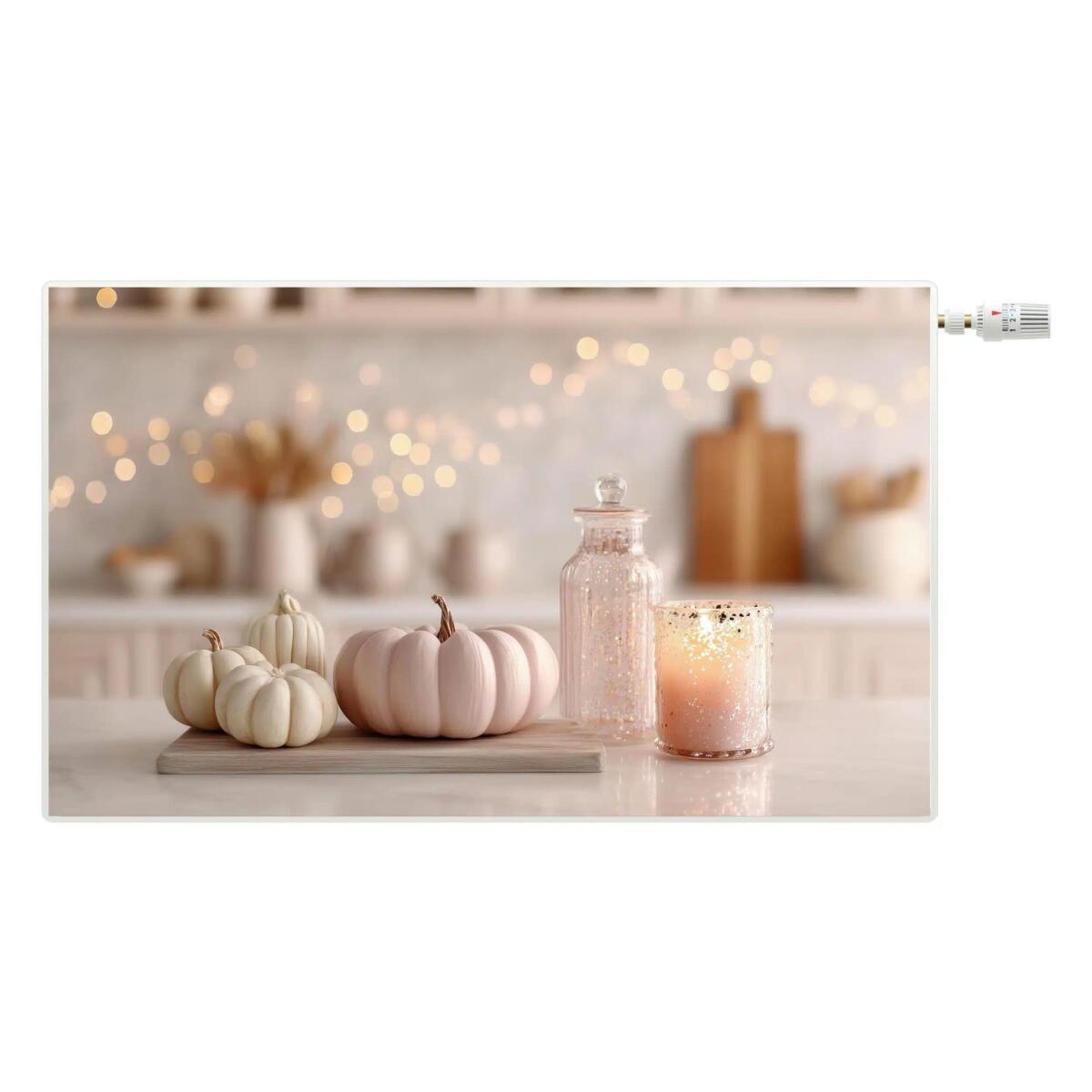 Osłona Maskownica grzejnika glamour- nastrojowa kuchnia | Dekoracyjna mata na kaloryfer 82223 - zdjęcie 2