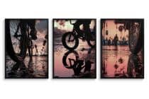 Plakaty Urban Style- Rowery BMX | Klimatyczny Zachód Słońca i Palmy | Dekoracja do pokoju nastolatka 82188 - miniaturka 7