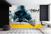 Młodzieżowa Fototapeta Gaming — Idealna Dekoracja pokoju Gracza | Nowoczesna tapeta dla nastolatka 82164 - miniaturka 3