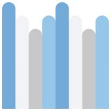 Naklejka na ścianę do pokoju chłopca- błękitne paski | Nowoczesna Lamperia, Tapeta dla dzieci 66771 - miniaturka 4