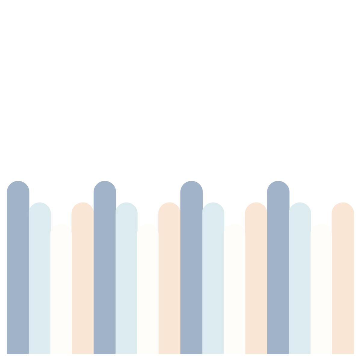 Pastelowe Pasy- Lamperia do pokoju chłopca, dziewczynki | Dekoracja ścienna w stylu skandynawskim 66770 - zdjęcie 5