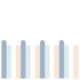 Pastelowe Pasy- Lamperia do pokoju chłopca, dziewczynki | Dekoracja ścienna w stylu skandynawskim 66770 - miniaturka 5