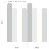 Modna Lamperia w odcieniach szarości | Dekoracja do pokoju dziecka w stylu skandynawskim 66773 - miniaturka 6