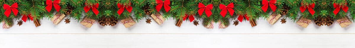 Świąteczna Ozdoba na Taras, Balkon- Baner z girlandą na balustradę 67302 - zdjęcie 3