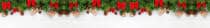 Świąteczna Ozdoba na Taras, Balkon- Baner z girlandą na balustradę 67302 - miniaturka 3