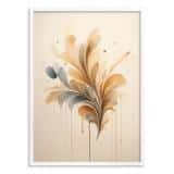 Minimalistyczny Plakat do sypialni- Subtelna Abstrakcja w beżach | Dekoracja do wnętrz boho, skandynawskich 94225 - miniaturka 6