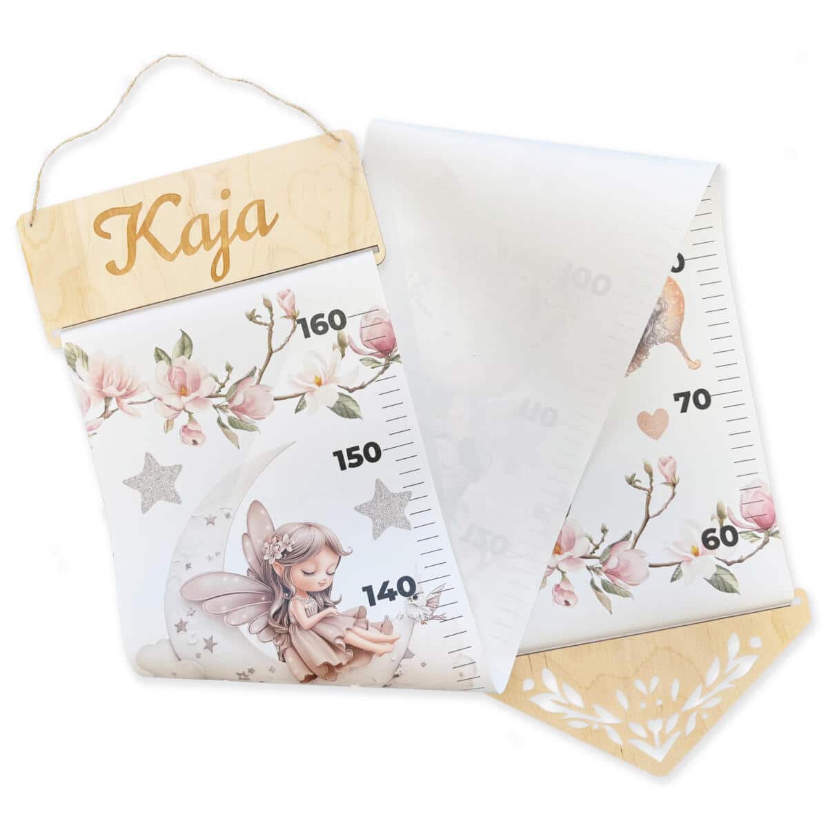 Miarka z imieniem | Miarka wzrostu dla dziewczynki- Wróżki 64410 - zdjęcie 1