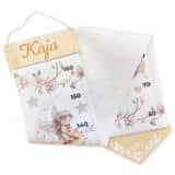 Miarka z imieniem | Miarka wzrostu dla dziewczynki- Wróżki 64410 - miniaturka 1