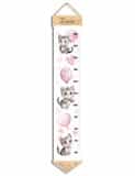 Miarka wzrostu z imieniem dziecka  | Dekoracyjna miarka na ścianę do pokoju dziewczynki- Kotki 64409 - miniaturka 2