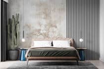 Fototapeta Beżowa Akwarela – Kwiaty i Gałązki | Neutralna Tapeta do Salonu i Sypialni | Romantyczna Dekoracja boho, vintage 83215 - miniaturka 2