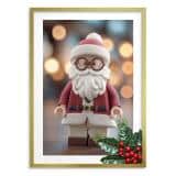 Świąteczny Plakat- Mikołaj w Stylu LEGO | Dekoracja na Boże Narodzenie dla dziecka 82323 - miniaturka 6