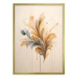 Minimalistyczny Plakat do sypialni- Subtelna Abstrakcja w beżach | Dekoracja do wnętrz boho, skandynawskich 94225 - miniaturka 1