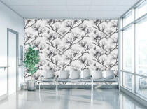 Dekoracyjna Fototapeta biurowa- Magnolia Artystyczny Szkic | Elegancka Dekoracja do poczekalni, recepcji 82326 - miniaturka 1