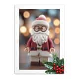 Świąteczny Plakat- Mikołaj w Stylu LEGO | Dekoracja na Boże Narodzenie dla dziecka 82323 - miniaturka 8