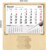 Personalizowany, grawerowany kalendarz dla babci, dziadka WAŻNE DATY - prezent na Dzień Babci, Dziadka urodziny, święta 81224 - miniaturka 1