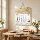 Personalizowany, grawerowany kalendarz dla babci z imionami wnuków - prezent na Dzień Babci, urodziny, święta 81026 - miniaturka 5