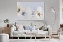 Elegancki Obraz na Ścianę- Subtelne Pastelowe Kwiaty 68223 - miniaturka 5