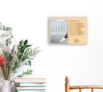 Personalizowany, grawerowany kalendarz dla babci i dziadka Daty do zapamiętania 81225 - miniaturka 3