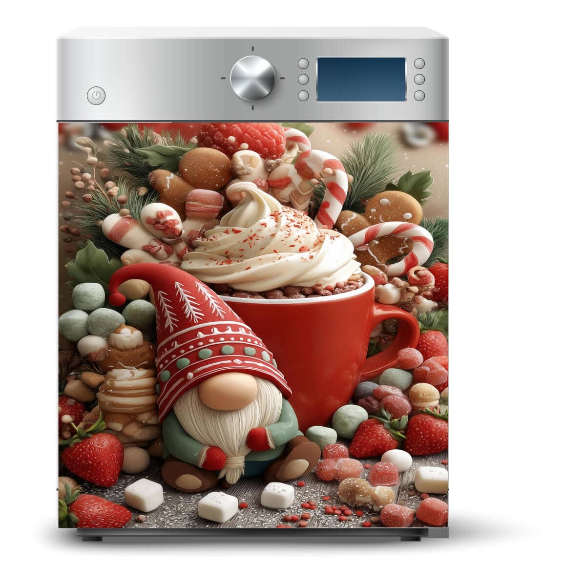 Świąteczna Mata Magnetyczna na Zmywarkę  | Zimowa Dekoracja do Kuchni 82348 - zdjęcie 1